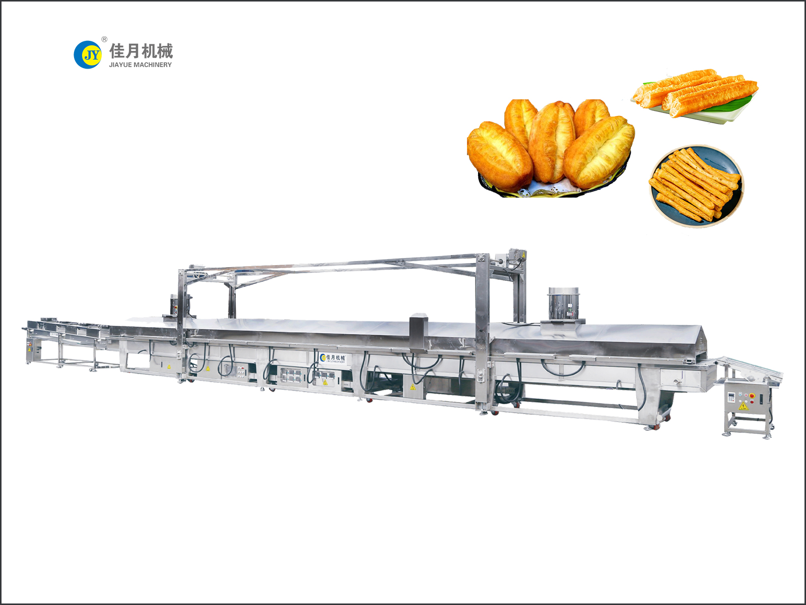 油(you)條(tiao)專用(yong)油炸生(sheng)産(chan)線
